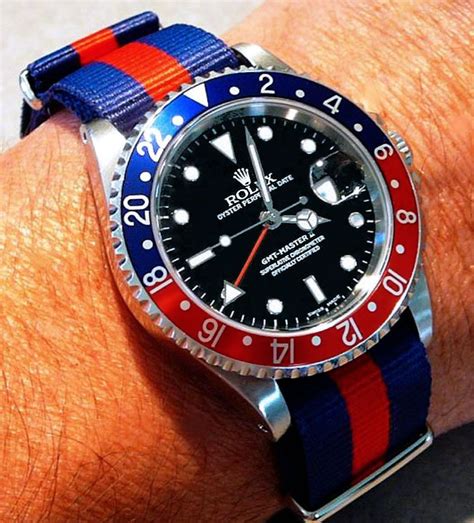 rolex gmt pepsi nato|rolex gmt pepsi price.